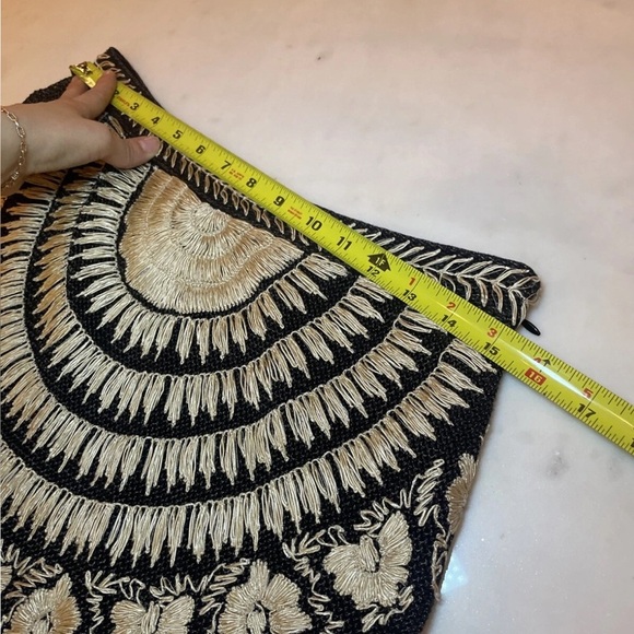 Ralph Lauren Collection Purple Label Embroidered Raffia Silk Dress Pencil Skirt - Picture 13 of 14